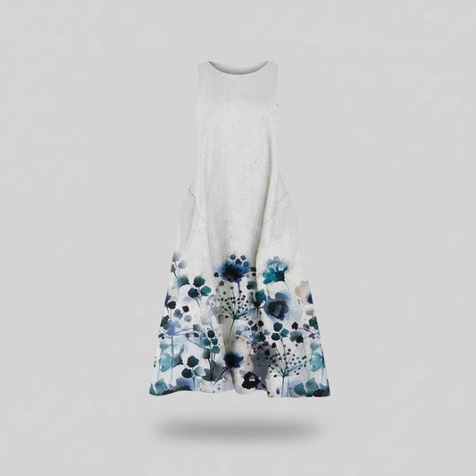 Floral Midi Dress | Women's Summer Dresses A-Line Style